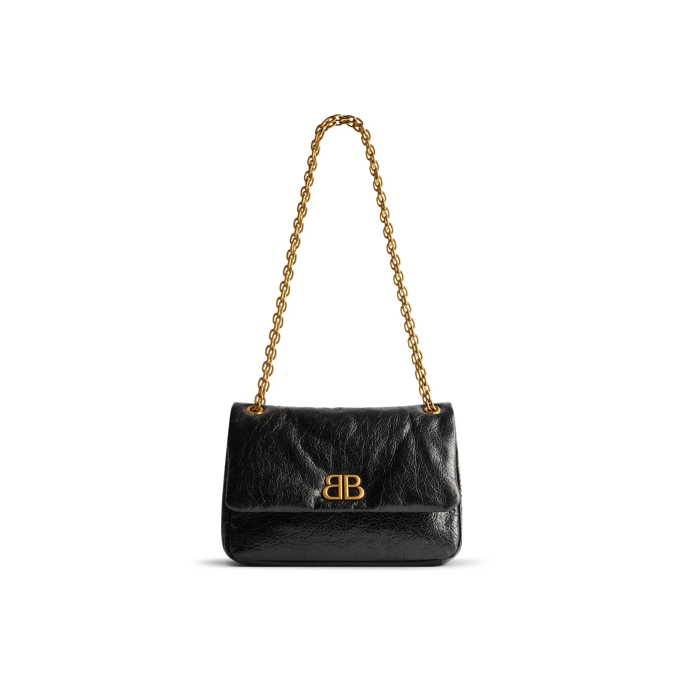 Ba*len*cia*ga women''s monaco bag mini in black 7816722aar81000 (24.8*22*11.9cm)